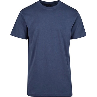 Build Your Brand pánské tričko s kulatým výstřihem BY004 Vintage Blue