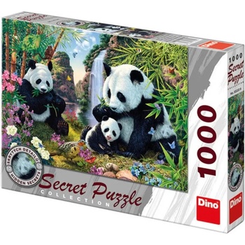 Image 1 of Dino - Puzzle SECRET COLLECTION: Pandas - 1 000 piese