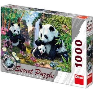Dino - Puzzle SECRET COLLECTION: Pandas - 1 000 piese