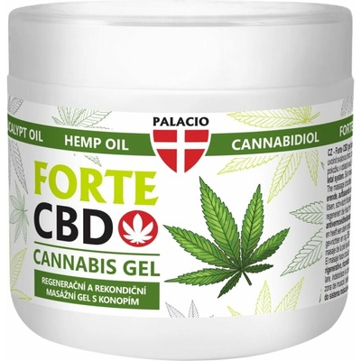 PALACIO Forte CBD masážny gél, 600 ml