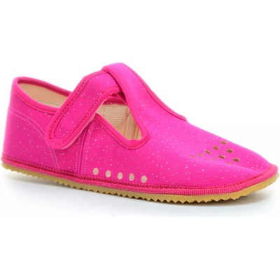 Beda papuče Pink Shine s opätkom BF-060010/W/OP