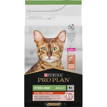 PRO PLAN PRO PLAN Sterilised Vital Functions Храна за котки, богата на сьомга 1, 5кг