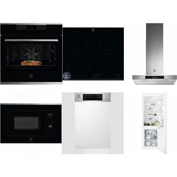 Set Electrolux KOEBP39X + LIR60433B + LFT426X + LMS2203EMX + EEM43300IX + ENT6TF18S