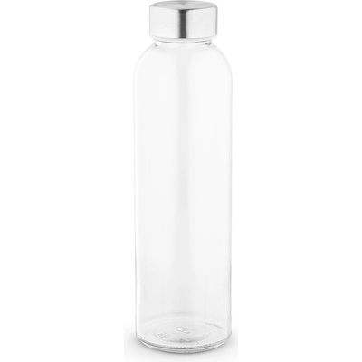 SOLER Sklenená fľaša sublimačná s uzáverom z nehrdzavejúcej ocele 500 ml