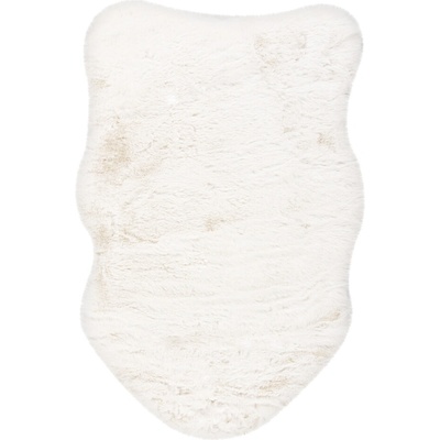 Happy Dekoračná kožušina imitácia ovce, umelá koža, 90 × 60 cm, ivory, HES800IVO6090