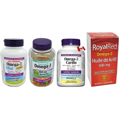 Webber Naturals Omega 3 Royal Krill Oil 100 mg 60 tabliet
