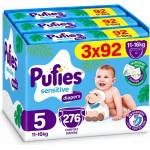 pufies Sensitive Бебешки пелени №5 Junior, 11-16 кг, кашон 3 x 92 бр. (276 бр. ) (PUFIES-PS5-276)