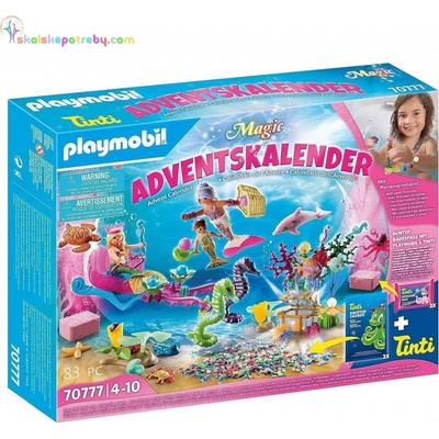 PLAYMOBIL 70777 Adventný kalendár Zábava vo vode Morské panny