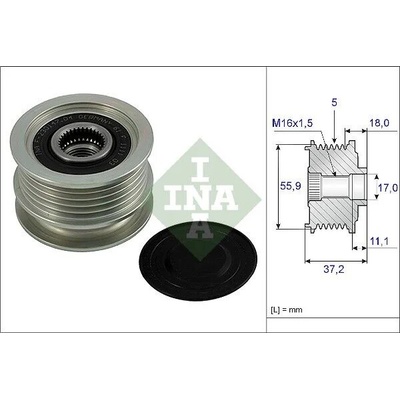 Předstihová spojka Schaeffler INA 535 0018 10