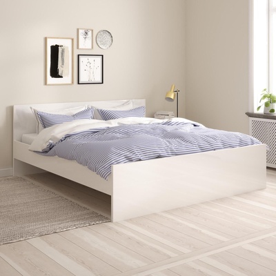 Легло Naia 180x200 см Бял гланц