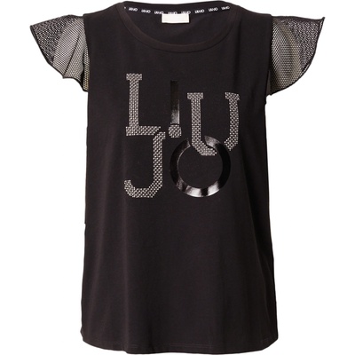 Liu Jo Тениска черно, размер M