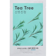 Missha Airy Fit Tea Tree plátenná maska s čistiacim účinkom pre citlivú pleť 19 g