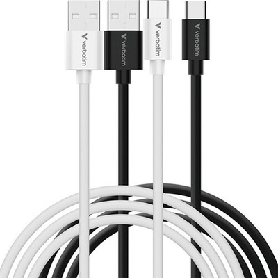 Verbatim 32393 USB USB A samec - USB C samec, 18W 1m černo-bílý