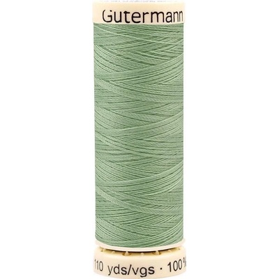 Polyesterové nitě návin 100 m Gütermann univerzální, střední, 914 Misty Blue