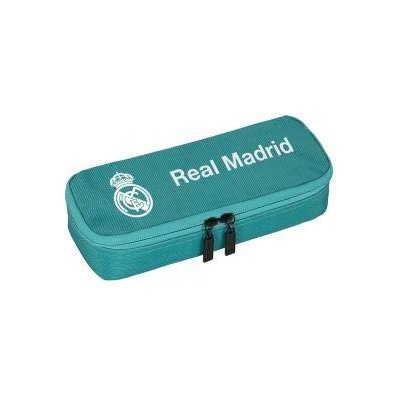 Real Madrid C. F Ученически несесер Real Madrid C. F. Бял Тюркоазено Зелено (22 x 5 x 8 cm)