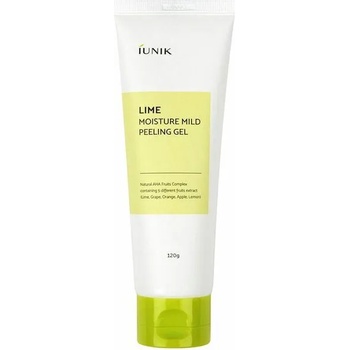 IUNIK Lime Moisture Mild Peeling Gel, мек пилинг гел за лице с AHA киселини (8809429955852)