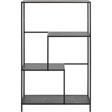 Design Scandinavia Knihovna Infinity 114 cm černá