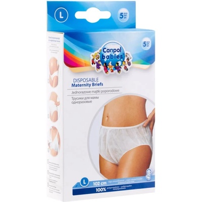 Canpol Babies Maternity Briefs следродилни бикини и боксерки размер L 5 бр