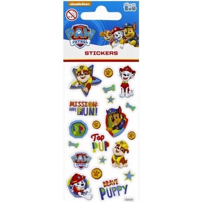 Sticker Boo klasické nálepky Labková patrola