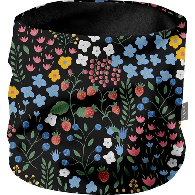 Dětský nákrčník z fleecu Basic Unuo, Černá, Zahrada Velikost oblečení: Dětská