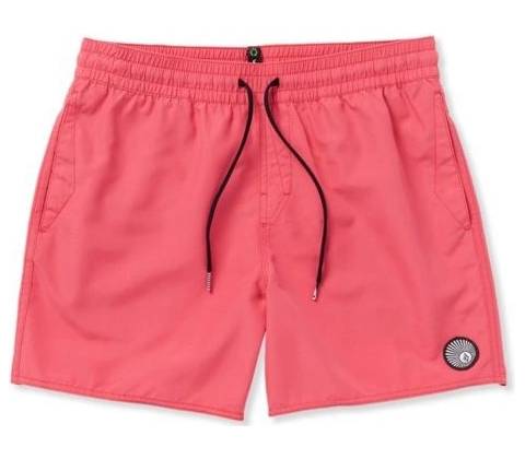Volcom Lido Solid Trunk 16 Washed Ruby