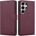 Tech-Protect Кожен Калъф с Джобове за Samsung S26 Ultra, Tech-Protect Wallet Book Case, Бордо (5906302390373)