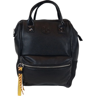 Черна дамска раница - Oliha