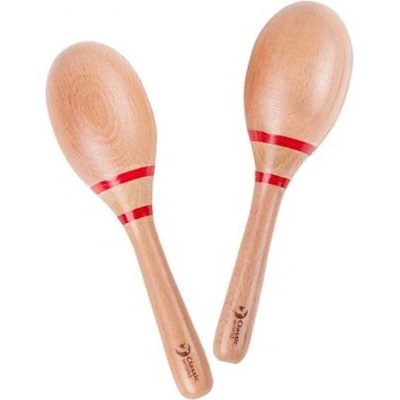 Classic World Дървен музикален инструмент - Маракаси - червени - Classic World (CWE40508)