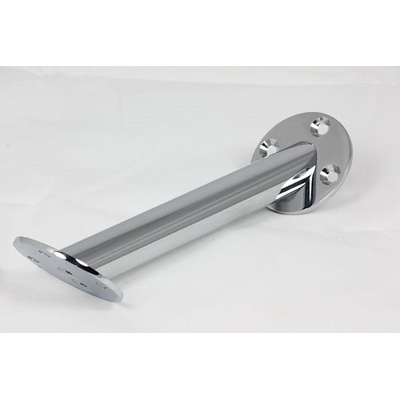 REJS Podpěra barového pultu pr.22 mm úhlová výška 115 mm Chrom