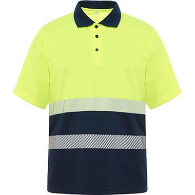 Roly Vega pánské reflexní polo triko HV9315 Navy Blue M