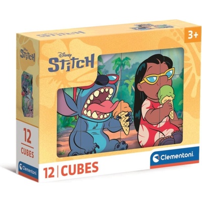 Clementoni Obrázkové kocky Stitch