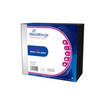 MediaRange CD-R 700MB (80 мин) - Slimcase 10 броя
