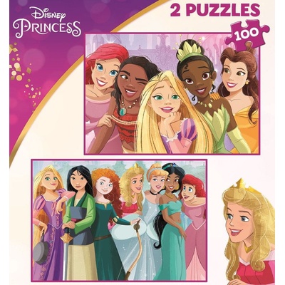 EDUCA Disney princezny 2x100 dielov