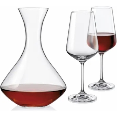 Crystalex-BOHEMIA CRYSTAL CRYSTALEX-SANDRA-(31AA9)1500ml-1бр+(40728)450ml-2бр (0109180)