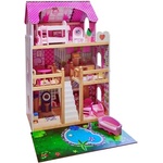 Tao Toy Дървена къща за кукли 60 × 30 × 90 см (015270)