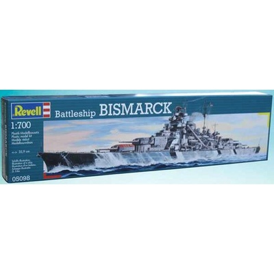 Revell slepovací model Bismarck 1:700