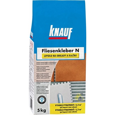 KNAUF Fliesenkleber N C1T Lepidlo na obklady a dlažbu 5 kg