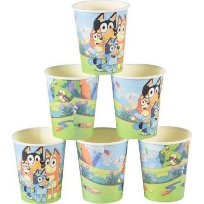 Cakesicq Papierové poháre Bluey