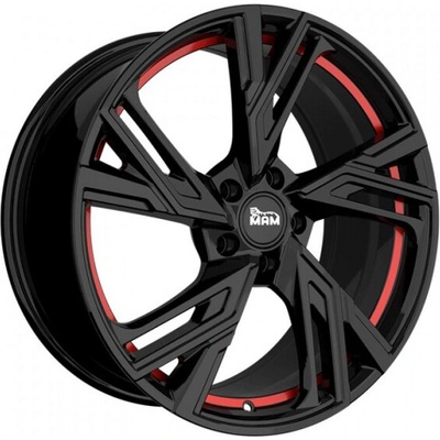 MAM RS5 8,5x20 5x114,3 ET35 black red inside