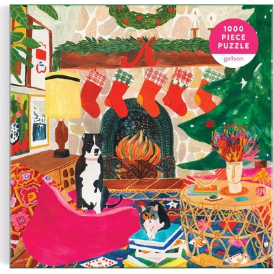Galison - Puzzle Fireside Friends - 1 000 piese