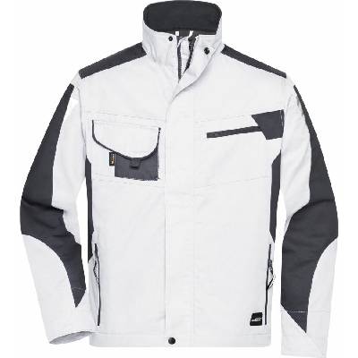 Daiber JN 821 Pracovní bunda white/carbon