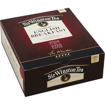 Sir Winston Tea English Breakfast černý čaj 100 sáčků 180 g