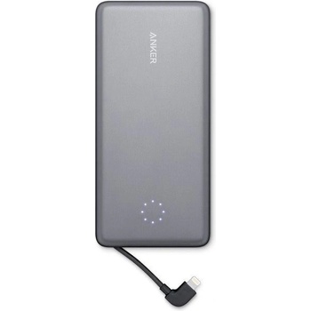 JOYROOM Външна батерия с вграден Ligtning кабел и Lightning вход - Anker PowerCore+ 10000 Pro Power Bank with Lightning Cable 10000mAh (черен) (A1233H11)