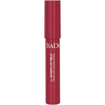 IsaDora Glossy Lip Treat Twist Up Color hydratační rtěnka 12 Rhubarb Red 3,3 g