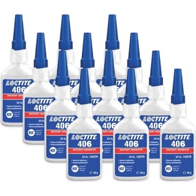 Loctite 406 sekundové lepidlo 50 g 12 ks