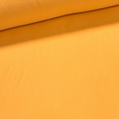 Fleece (flís) jednobarevná uni světle oranžová, š.150cm (látka v metráži)