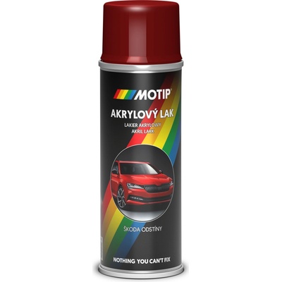 Motip sprej Škoda akrylový autolak 150 ml SD8530 červená papriková