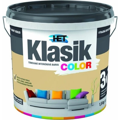 HET Klasik Color svetlohnedá karamelová, 1,5kg