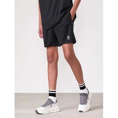 Gym King Анцуг Gym King Kids Lightweight Poly Sonic Blue Tracksuit Shorts - Black