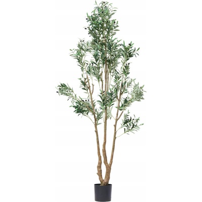 SucceBuy Umelý Strom 213,4CM Bez Potreby Starostlivosti Umelý Olivovník
